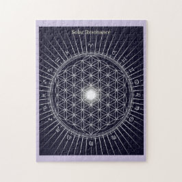 Solar Resonan Monochrome Art Jigsaw Puzzle ジグソーパズル Pussel