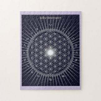 Solar Resonan Monochrome Art Jigsaw Puzzle ジグソーパズル Pussel