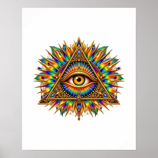 Solar Sentinel Eye Affisch (Framsidan)