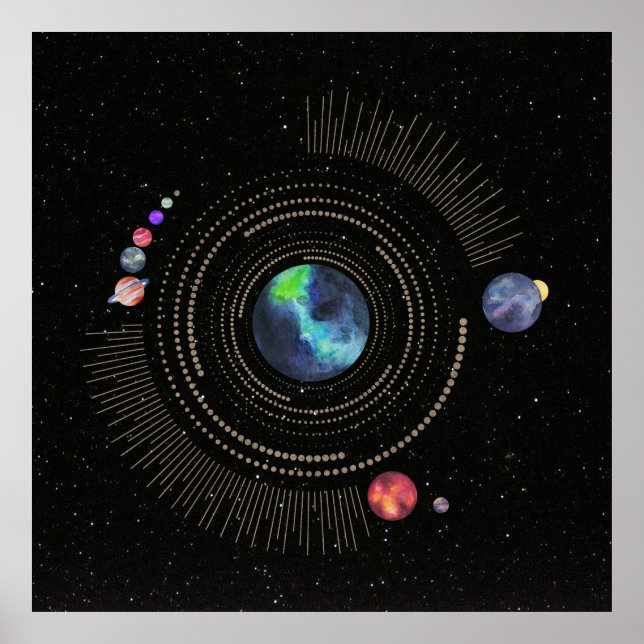 Solar Sistem Poster (Framsidan)