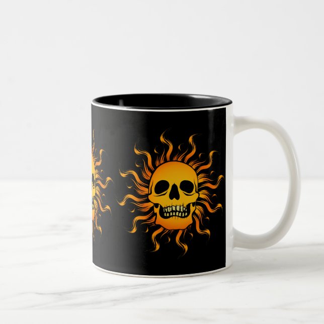 Solar Skull Två-Tonad Mugg (Höger)
