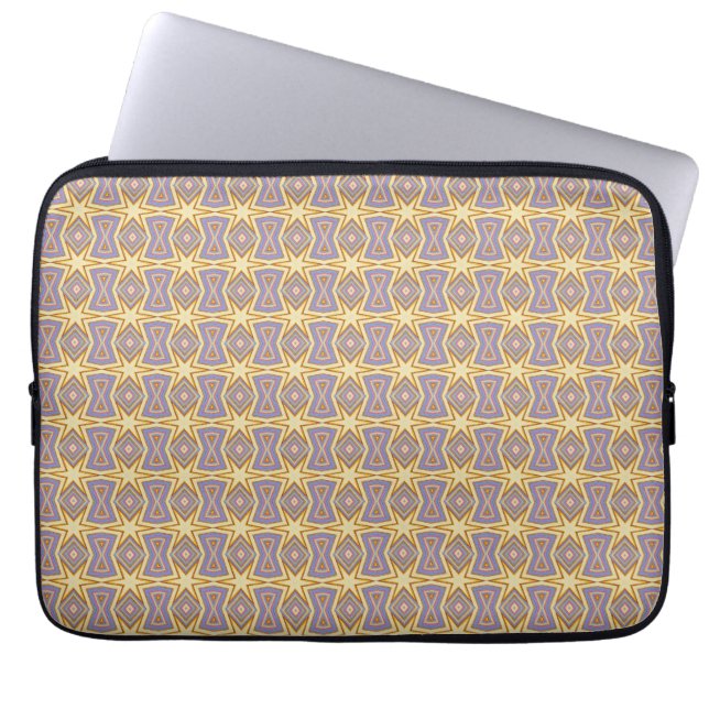 Solar Star och Diamond inslagspapper Laptop Fodral (Framsidan)