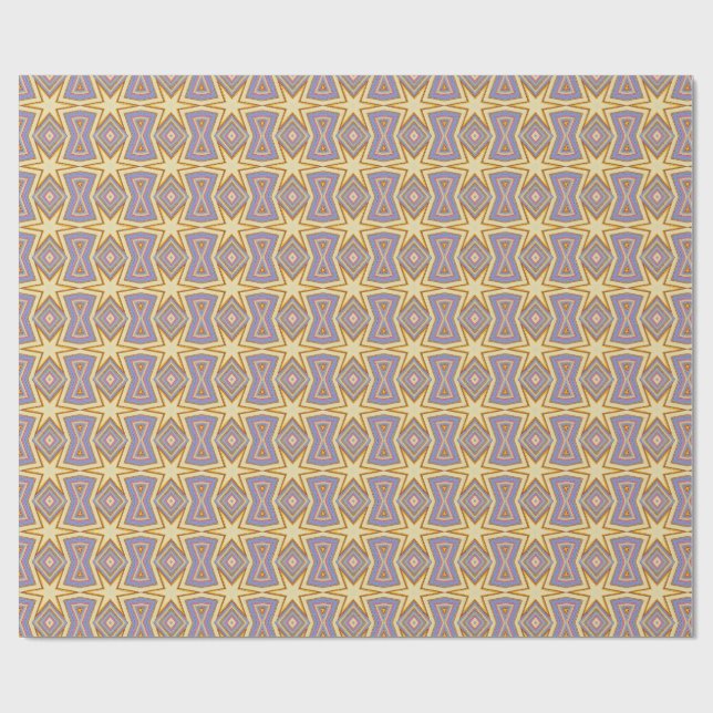 Solar Star och Diamond Wrapping Paper Presentpapper (Platt)