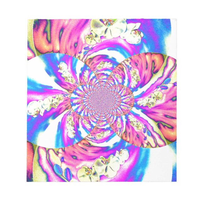 Solar Sunrise Orchid Anteckningsblock (Framsida)