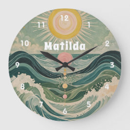 Solar Surge Personlig Stor Klocka