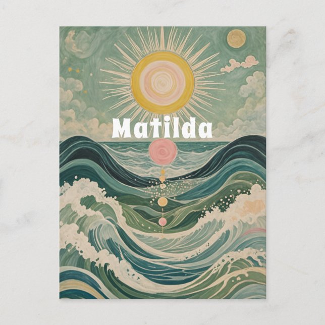 Solar Surge Personlig Vykort (Framsida)