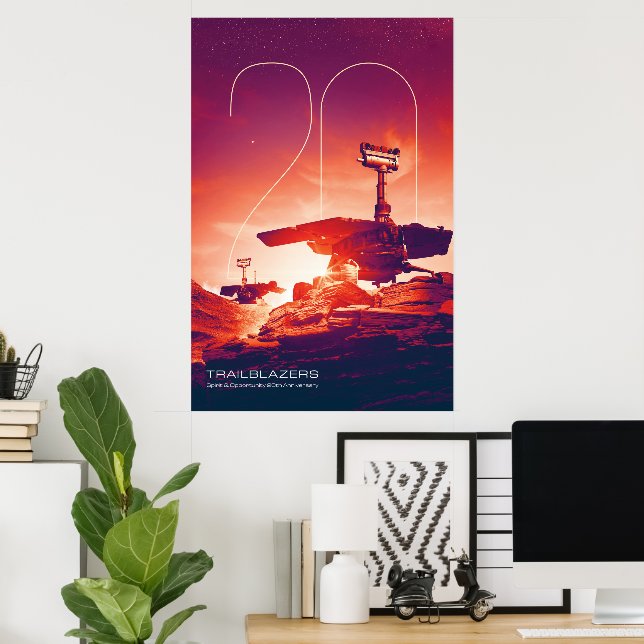 Solar System, 20 år av själ och möjlighet Poster (Hemmakontoret)