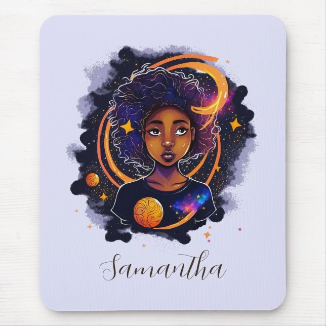 Solar System Afro Woman Musmatta (Framsidan)