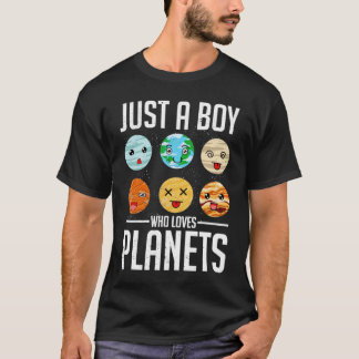 Solar System Cute Planets Boys Space Science Astro T Shirt