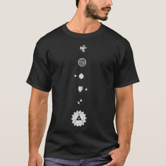 Solar System Essential T- Shirt med de yttre Vilde T