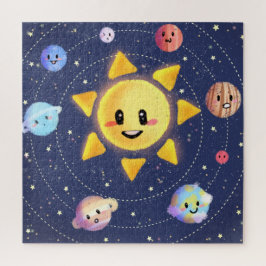Solar System Galaxy Planets Pussel