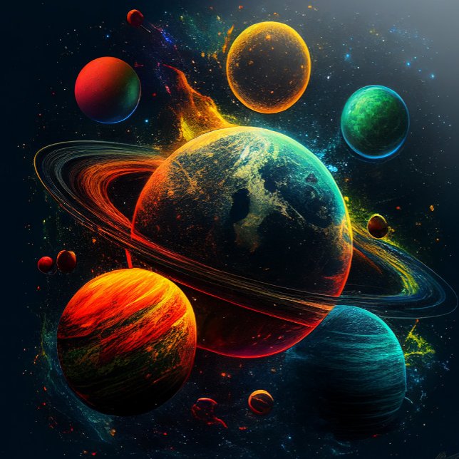 Solar System Jigszle Puzzle Pussel (Skapare uppladdad)