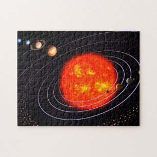 Solar System Jigszle Puzzle Pussel
