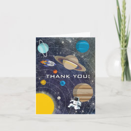 Solar System Party Tack Kort