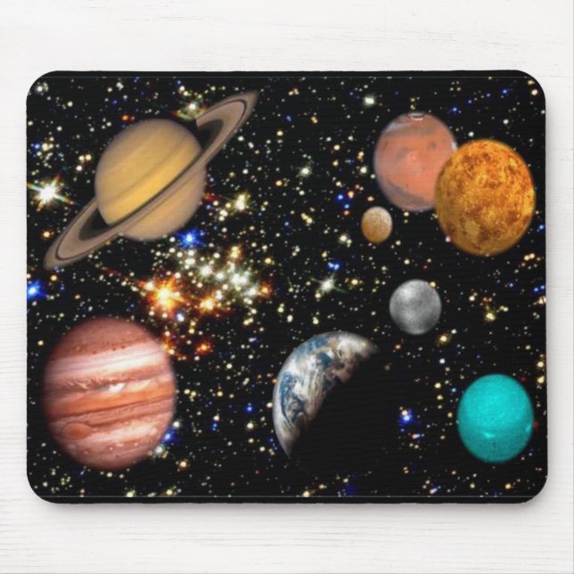 Solar System Planets Mousepad Musmatta (Framsidan)