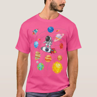 Solar System Planets Science Space Astronaut Unive T Shirt