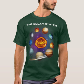 Solar System Planets Science Space Astronomy STEM T Shirt