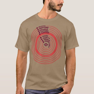 Solar System Planets Science Space Boys Girls 2251 T Shirt