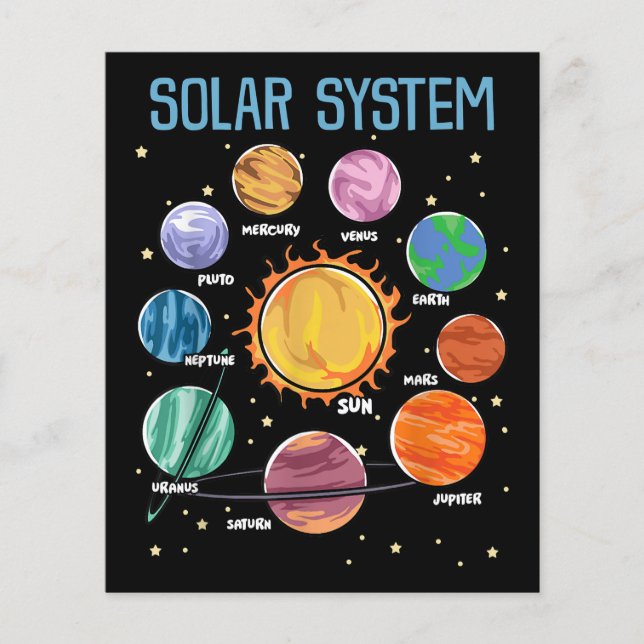Solar System Planets Science Space Boys Girls STEM (Framsida)