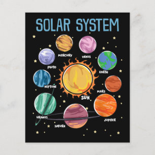 Solar System Planets Science Space Boys Girls STEM