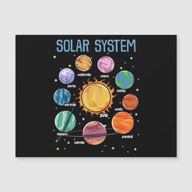 Solar System Planets Science Space Boys Girls STEM (Framsida)
