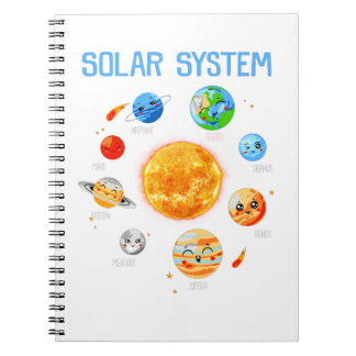 Solar System Planets Science Space Boys Girls STEM Anteckningsbok