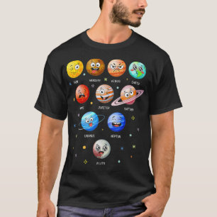 Solar System Planets Sol Space Funny Science Teach T Shirt