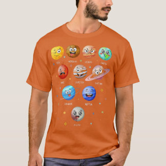 Solar System Planets Sol Space Funny Science Teach T Shirt