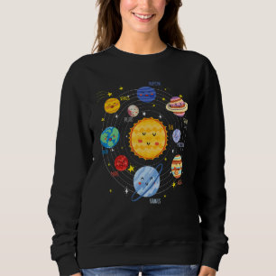 Solar System Planets Space Science Astrology T Shirt