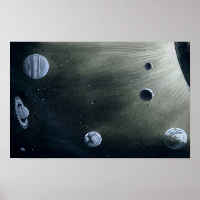 solar system poster (Framsidan)