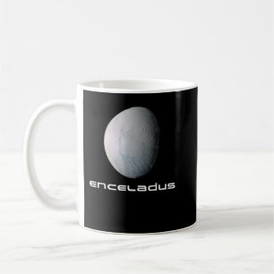 Solar System Saturnus Måne Enceladus rymdastronomi Kaffemugg