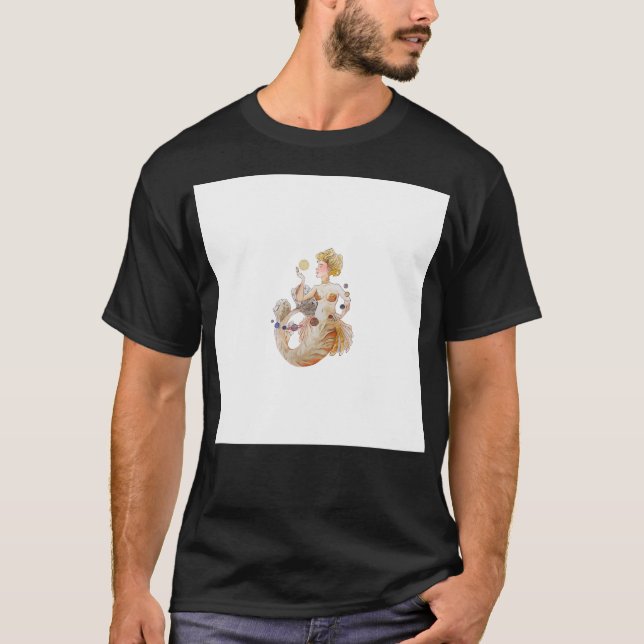 Solar System Sol Sjöjungfru T Shirt (Framsida)