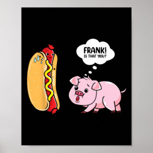 Solar ut buns ut Roliga korv grill Mat L Poster