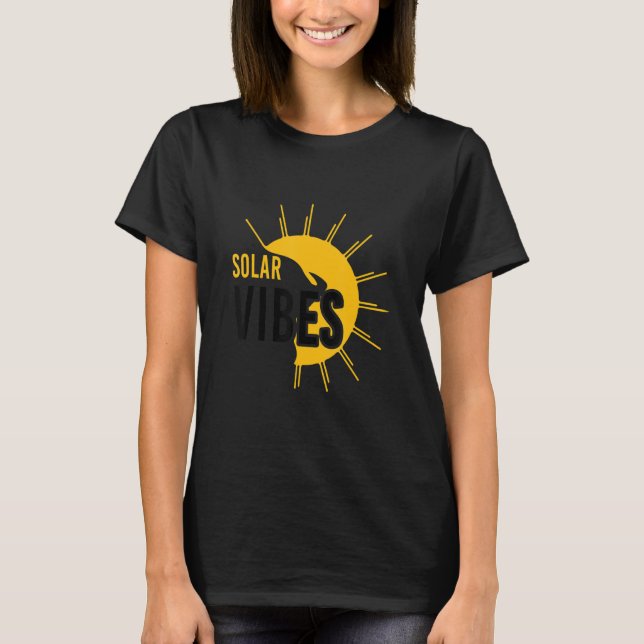 Solar Vibes Sol 1 T Shirt (Framsida)