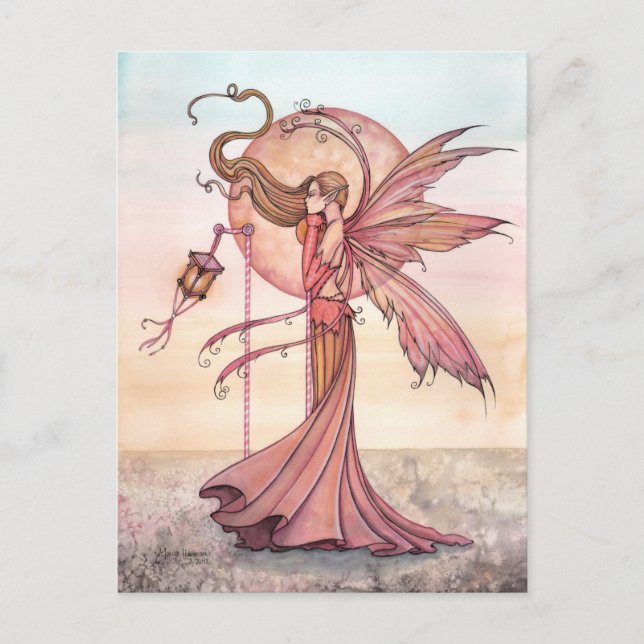 Solara Fairy Fantasykonst av Molly Harrison Vykort (Framsida)