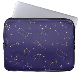 Solareclipse-tema i Celestial Guld Star Laptop Fodral