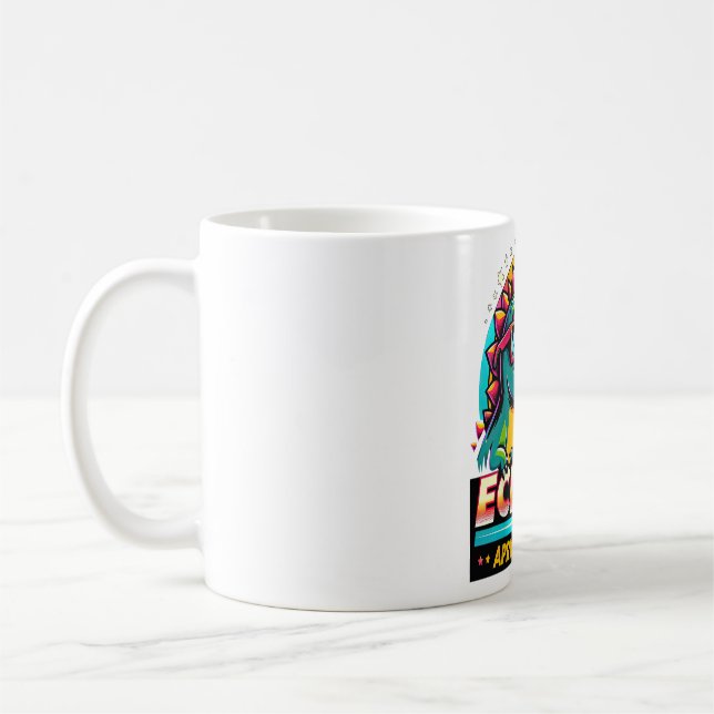 Solarglas, totalt 2024 T-Rex, solfångarglas Kaffemugg (Vänster)