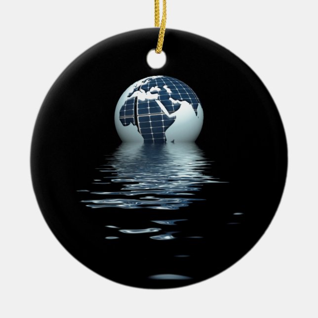 Solargryning Julgransprydnad Keramik (Framsidan)