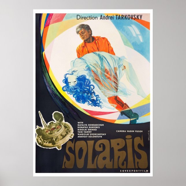 Solaris 1972 Vintage Movie Poster (Framsidan)
