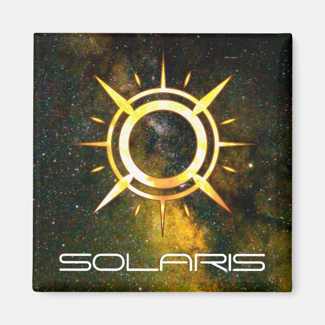 Solaris 2-tums Magnet (Framsidan)