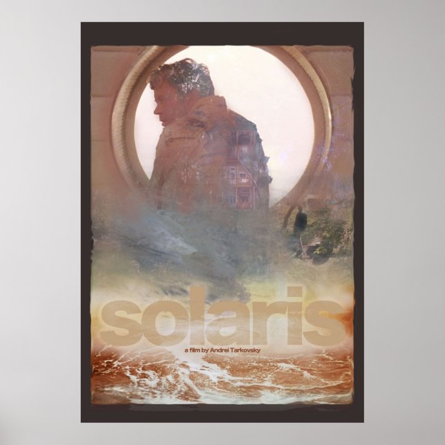 SOLARIS film av Andrej Tarkovskij Fläkt Art Poster (Framsidan)
