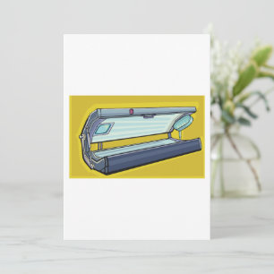 Solarium Sunbed Tanning Inbjudningar