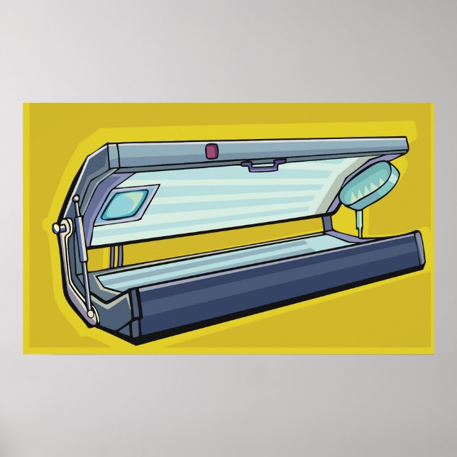 Solarium Sunbed Tanning Poster (Framsidan)