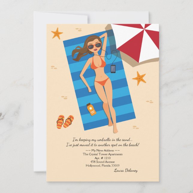 Solarna i solen Flyttar tillkännagivande Meddelande (Framsida)