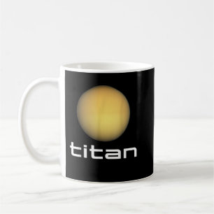 Solarsystemets mättnad i Måne Titan Space-astronom Kaffemugg