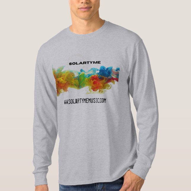 SolarTyme - Färg - Långärmad Te T Shirt (Framsida)