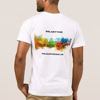 SolarTyme - Färg utanför Linjer - Te T Shirt