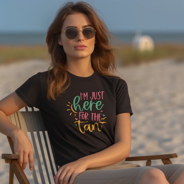 Solbadande Humor: "Jag är här för tonen" T Shirt (Skapare uppladdad)