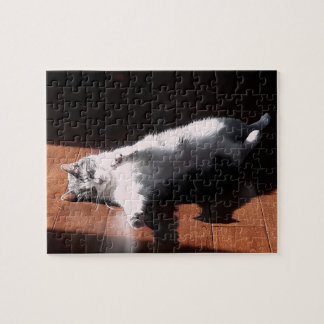 solbadande Kitty Pussel