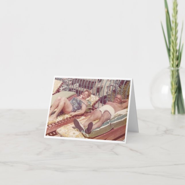 Solbadare - kort (Framsida)